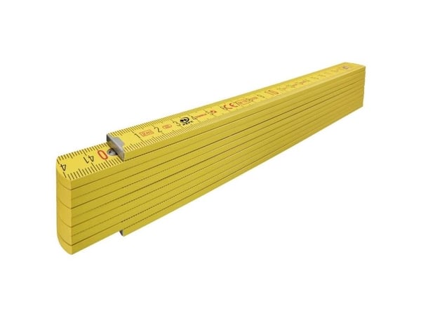 Stabila tre-ledd målestokk Type 400 14556, 2 m bøketre