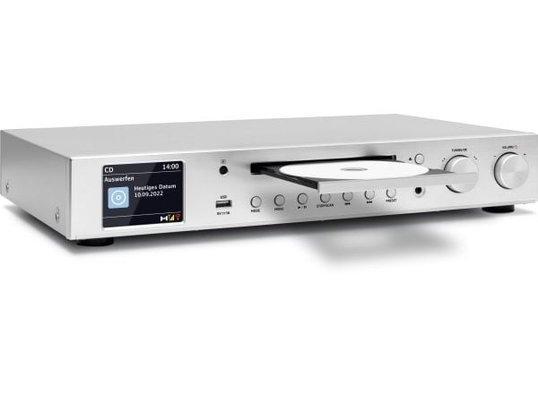 TechniSat DigitRadio 143 CD - Lydsystem - sølv