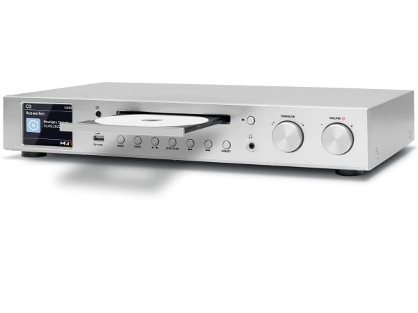 TechniSat DigitRadio 143 CD - Lydsystem - sølv