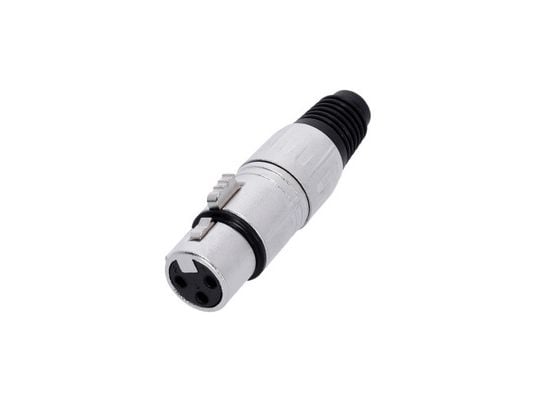 adam hall 4 STAR C XF3, Mikrofonadapter, Alle merker, Sølv, XLR, Zink, 5 mm