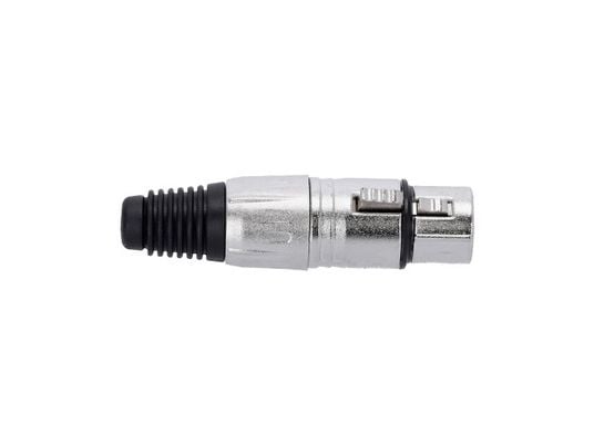 adam hall 4 STAR C XF3, Mikrofonadapter, Alle merker, Sølv, XLR, Zink, 5 mm
