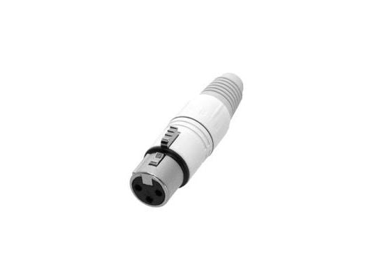 adam hall 4 STAR C XF3 SNOW, Mikrofonadapter, Alle merker, Hvit, XLR, Zink, 5 mm