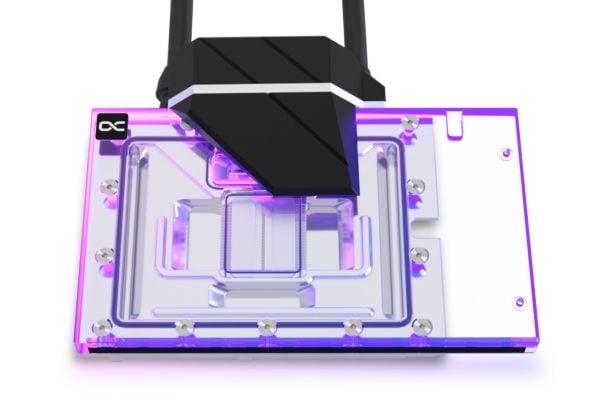 Alphacool Eiswolf 2 AIO, Alt-i-ett væskekjøler, 12 cm, 119,8 m³/t, Sort, Gjennomsiktig