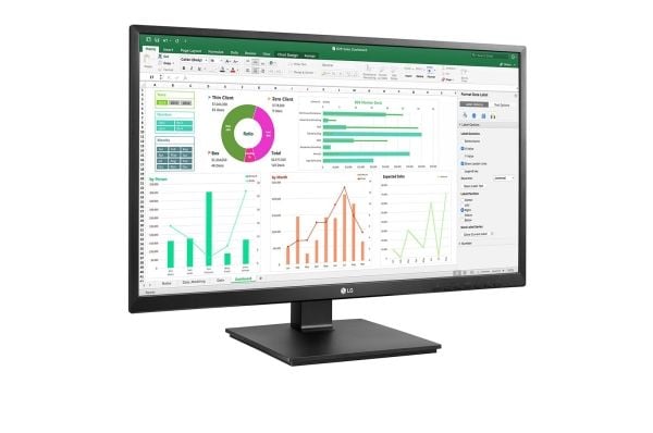 LG 27BN55UP-B - LED-skjerm - 27" - 3840 x 2160 4K @ 60 Hz - IPS - 300 cd/m² - 1000:1 - HDR10 - 5 ms - HDMI, DisplayPort - svart