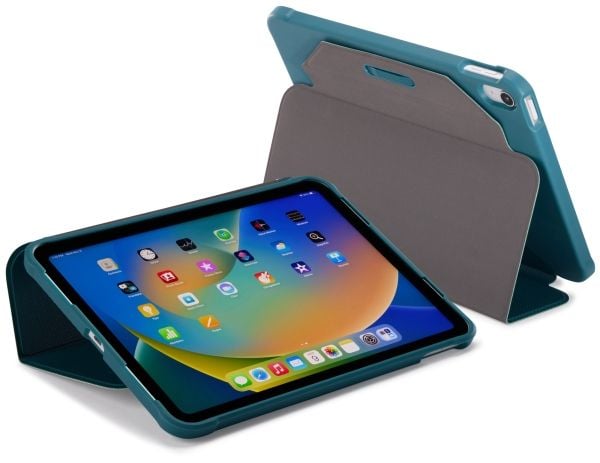 Case Logic SnapView - Lommebok for nettbrett - termoplast-polyuretan (TPU), polyester - patina blue - for Apple 10.9-inch iPad (10. generasjon)