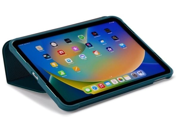 Case Logic SnapView - Lommebok for nettbrett - termoplast-polyuretan (TPU), polyester - patina blue - for Apple 10.9-inch iPad (10. generasjon)