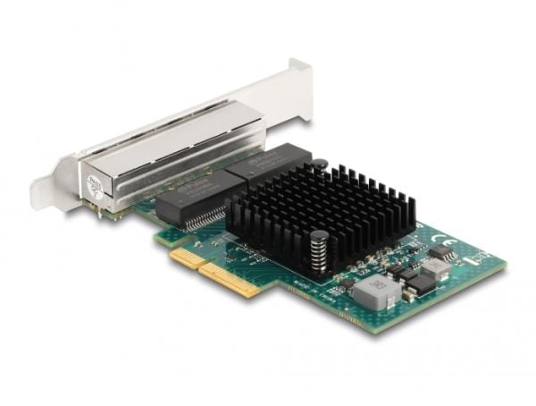 DeLOCK 88208, PCIe, RJ-45, Hunstik, PCIe 2.0, Grå, PC, PC