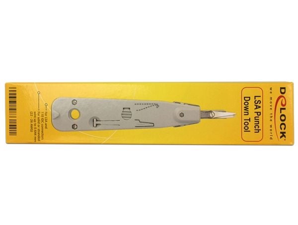 Delock Network LSA Punch Down Tool - rei'itystyökalu - harmaa