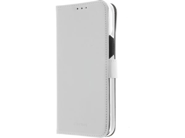 Insmat Exclusive Flip Case, Avattava kotelo, Apple, iPhone 13, 15,5 cm (6.1"), Valkoinen