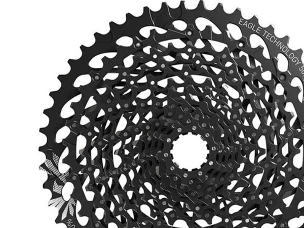 SRAM XG-1275 Eagle, Sykkelkassett, Stål, Svart, SRAM GX Eagle