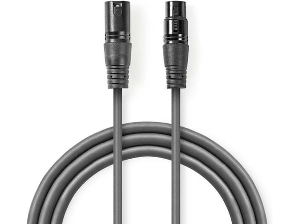 Nedis 110 ohm XLR - XLR -kaapeli, 1,5 m