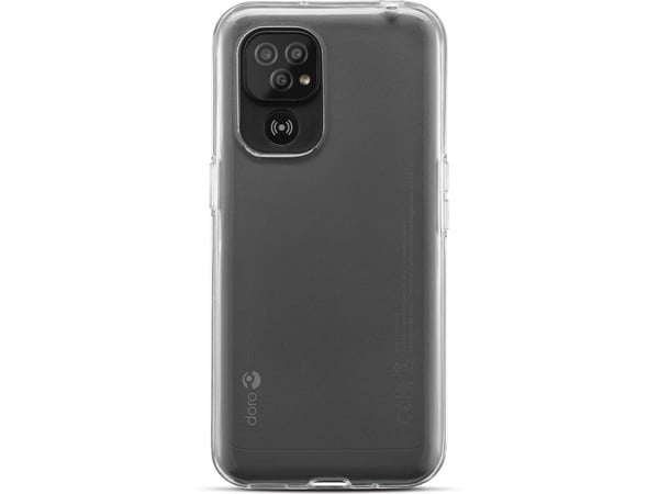 Doro - Baksidesskydd för mobiltelefon - termoplastisk polyuretan (TPU) - transparent - för DORO 8110