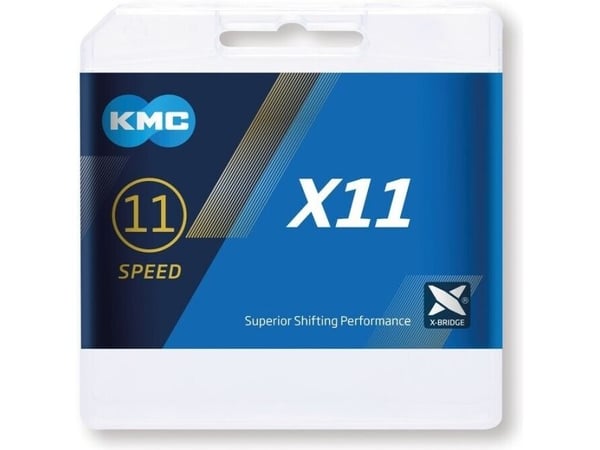 KMC X11 kjede sølv/svart 11-girs 118 ledd