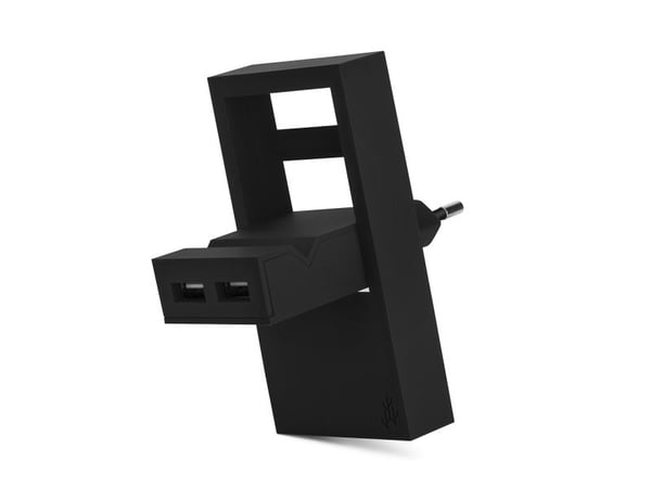 Usbepower Rock Dual adapterladdare USB 2.1A - blå
