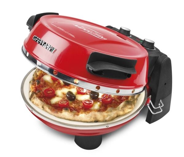 G3 Ferrari G10032 Pizzeria Snack Napoletana - Pizzaovn - 1.2 kW - rød/svart