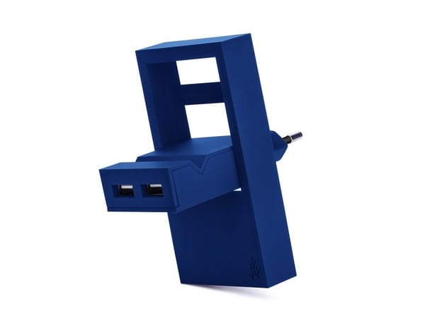 Usbepower Rock Dual USB-A-lader taupe