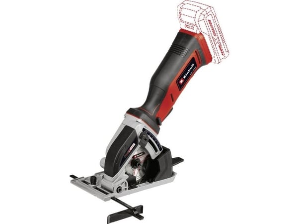 Einhell TE-CS 18/89 Li - Solo, Tre, Sort, Rød, 8,9 cm, 2500 RPM, Batteri, 18 V - SOLO