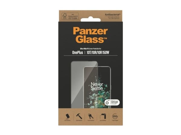 PanzerGlass ® Screen Protector OnePlus 10T | 10R | 10R | 150W | Ultra-Wide Fit | Black, OnePlus, OnePlus - 10T, OnePlus - 10R, OnePlus - 10R 150W, ...