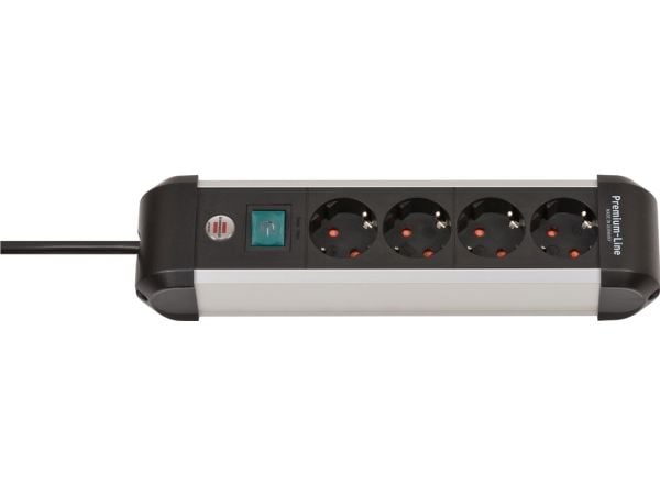 Brennenstuhl Power Strip Premium-ALU-Line 4gang 1.8m