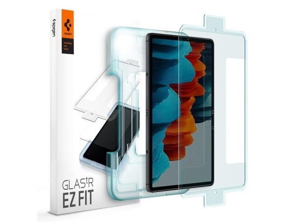 Spigen Glas.Tr Ez Fit Galaxy Tab S7 11.0 T870/T875+ asennuksen karkaistu lasi