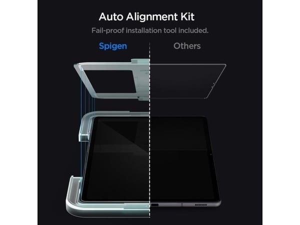Spigen Glas.Tr Ez Fit Galaxy Tab S7 11.0 T870/T875+ asennuksen karkaistu lasi