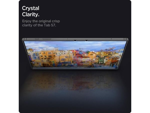 Spigen Glas.Tr Ez Fit Galaxy Tab S7 11.0 T870/T875+ asennuksen karkaistu lasi