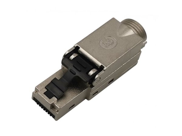 Techly IWP-8P8C-CAT81STY, RJ45, Beige, Hankjønn, Rett, Metall, Plast, Cat8.1