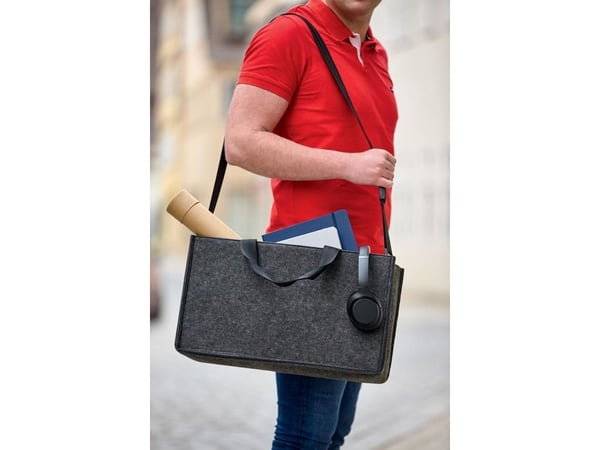 Sigel BA411, Unisex, Skulder veske, Stor, Mobillomme, Dokumentlomme, Pennelomme, Nettbrettslomme, 43,2 cm (17"), L