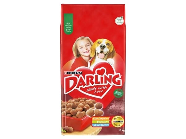 Purina Darling, Aikuinen, Kaikille roduille, Naudanliha, Vihannes, 15 kg