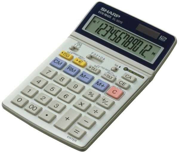 Sharp EL-337C, 12 lukua