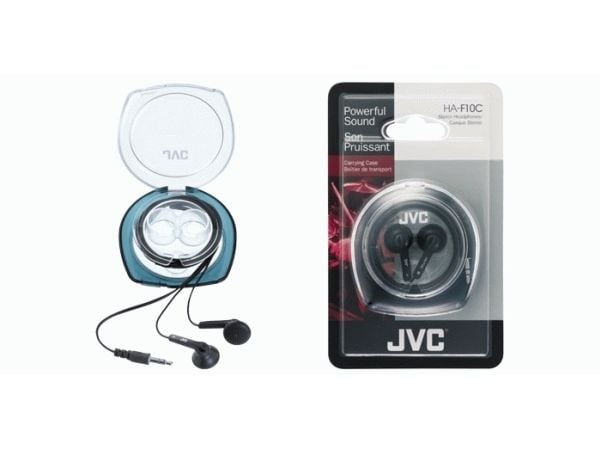JVC Ear Bud Headphone, Langallinen, 20 - 20000 Hz, Musiikki, 5 g, Kuulokkeet, musta