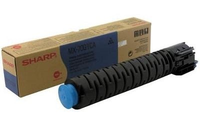 Sharp MX70GTCA - Cyan - tonerpåfylling - for Sharp MX-5500N, MX-6200N, MX-7000N