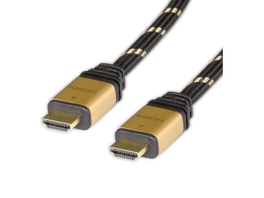 ROLINE 11.04.5561, 1 m, HDMI Type A (Standard), HDMI Type A (Standard), Svart