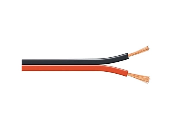 Goobay LSK 2x1.5 - 100m, 100 m, Sort