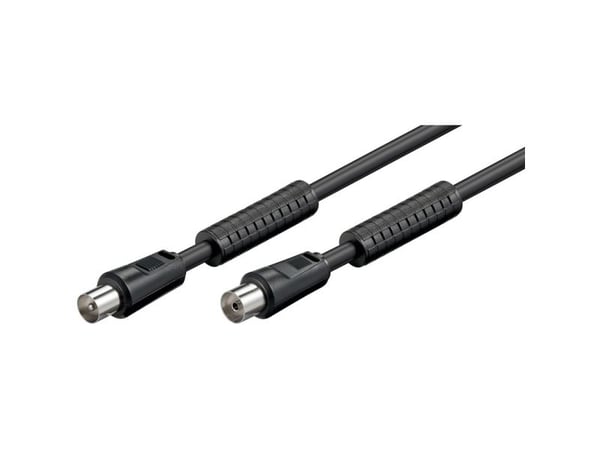 Goobay 50728, 1,5 m, IEC, IEC, Svart