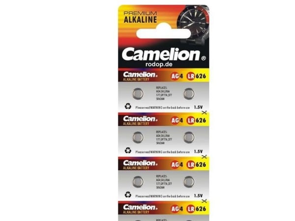 Camelion AG4-BP10 - Batteri 10 x LR66 - Alkalisk - 18 mAh