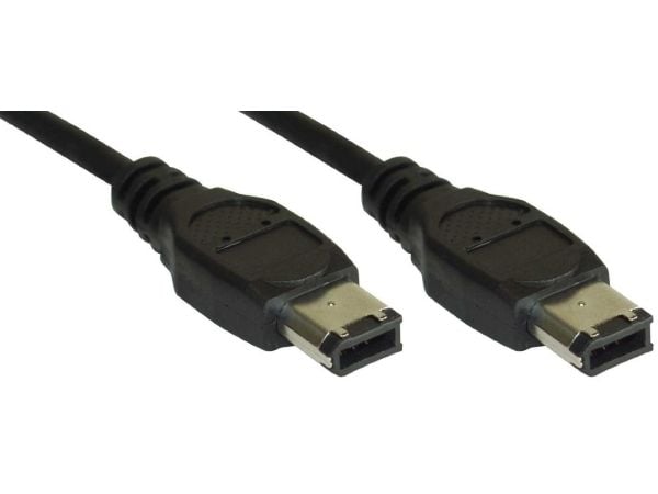 InLine FireWire M-M 10m, musta, 10 m, 6-p, 6-p, Uros/uros, 1 kpl