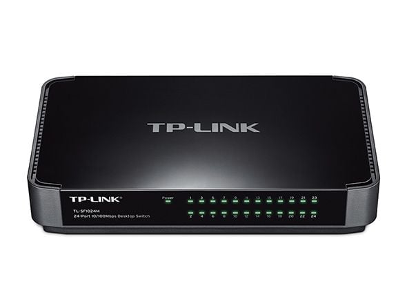 TP-Link TL-SF1024M - Switch - 24 x 10/100 - stasjonær