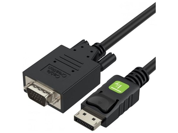 Techly ICOC-DSP-V-030, 3 m, VGA (D-Sub), DisplayPort, Hanstik, Lige
