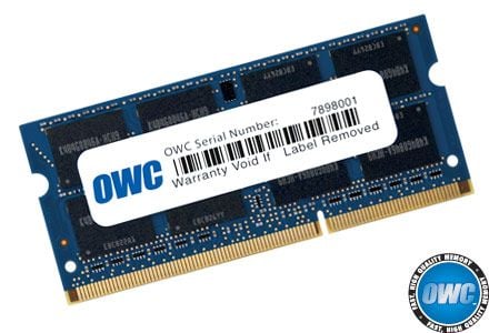 OWC 8GB DDR3L 1600MHz, 8GB, DDR3, 1600Mhz, 204-pinners SO-DIMM