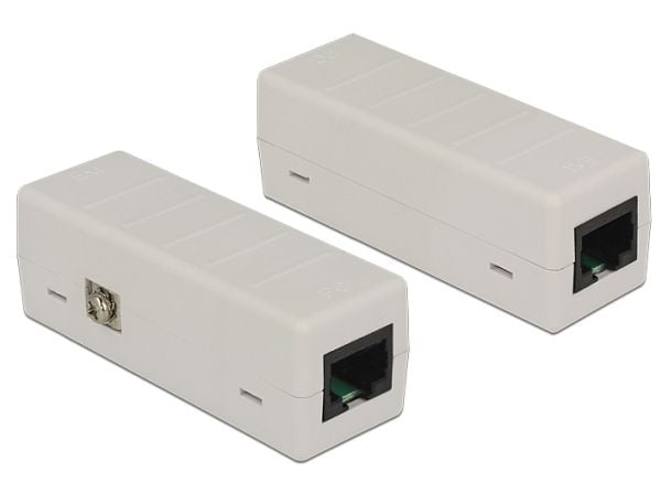 Delock Network Isolator 6 kV RJ45 with PoE - Overspenningsvern