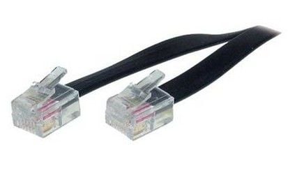 S/CONN maximum connectivity 70083-6/6, 3 m, RJ-12, RJ-12, Svart, Hankoppling, Hankoppling