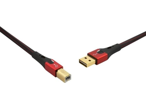 OEHLBACH 9425, 7,5 m, USB B, USB A, USB 2.0, Musta, Punainen