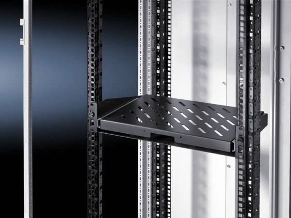 Rittal DK 5501.635, Rackhylle, Sort, Stål, 48,3 cm (19"), 430 mm, 300 mm