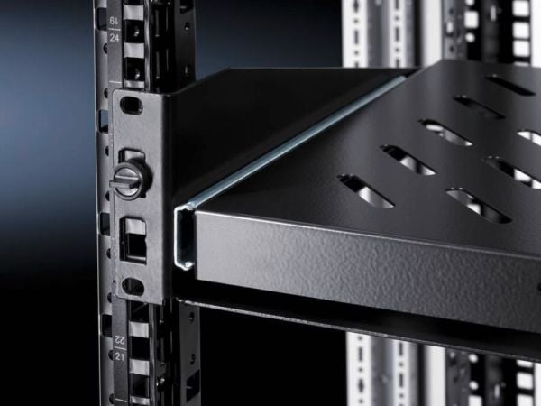 Rittal DK 5501.635, Rackhylle, Sort, Stål, 48,3 cm (19"), 430 mm, 300 mm