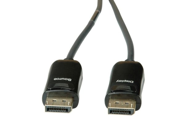 ROLINE 14013490, 30 m, DisplayPort, DisplayPort, Hankjønn, Hankjønn, Svart