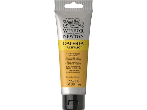 Winsor & Newton Galeria, Gult, Rør, 120 ml