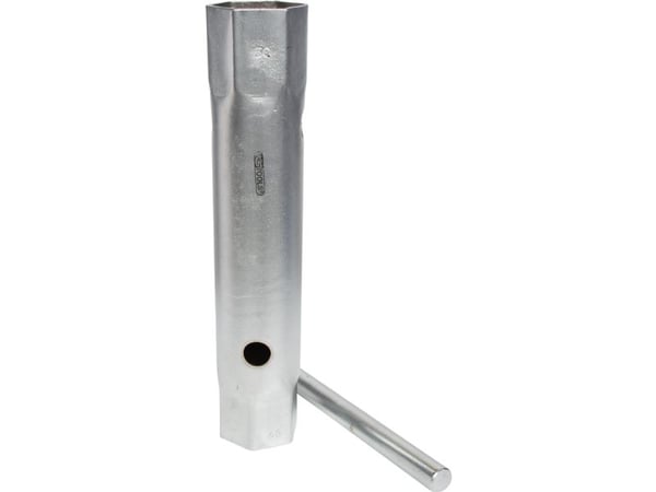 KS Tools 518.0886, Tennpluggnøkkel, 1 stykker, Kromfarget, Kromvanadiumstål, ISO 1085, DIN 896, ISO 2236, 24 cm