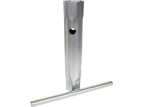 KS Tools 518.0884, Tennpluggnøkkel, 1 stykker, Kromfarget, Kromvanadiumstål, ISO 1085, DIN 896, ISO 2236, 22 cm
