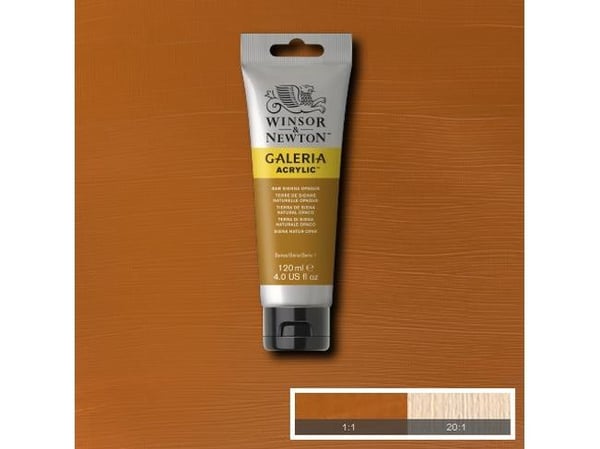 Winsor & Newton Galeria, 120 ml, Brun, Rør